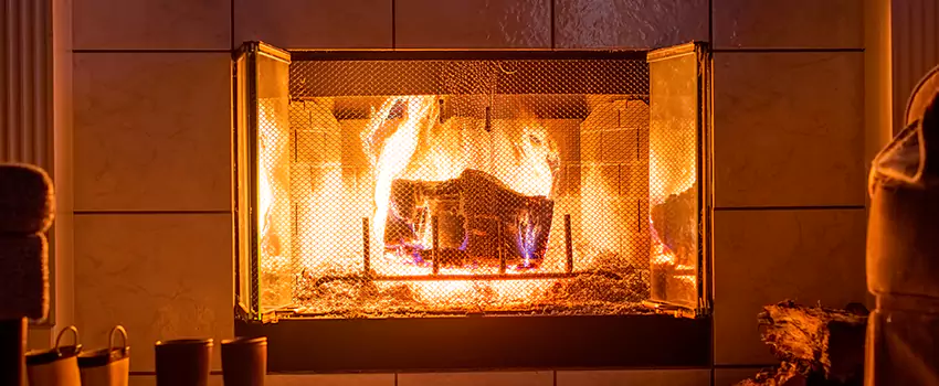 Mendota Hearth Landscape Fireplace Installation in Elmira, New York