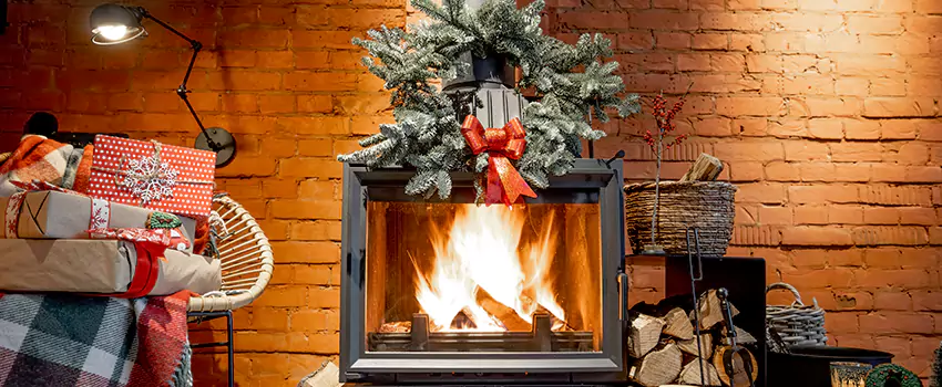 Travis Industries Linear Gas Fireplace Installation in Elmira, New York