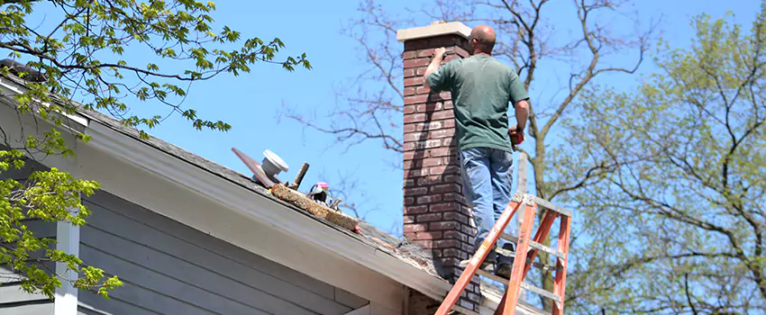 Vinyl and PVC Chimney Flashing Installation in Elmira, NY