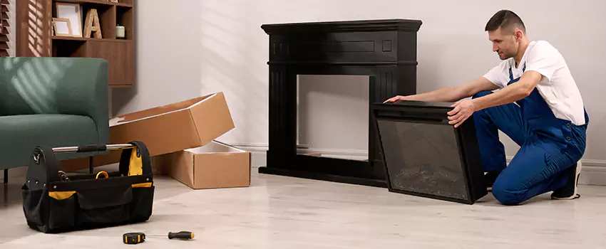 Old Rusted Metal Fireplace Repair And Replacement in Elmira, NY