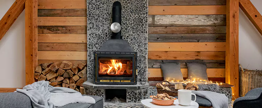 Thelin Hearth Products Direct Vent Gas Stove Fireplace Inspection in Elmira, New York